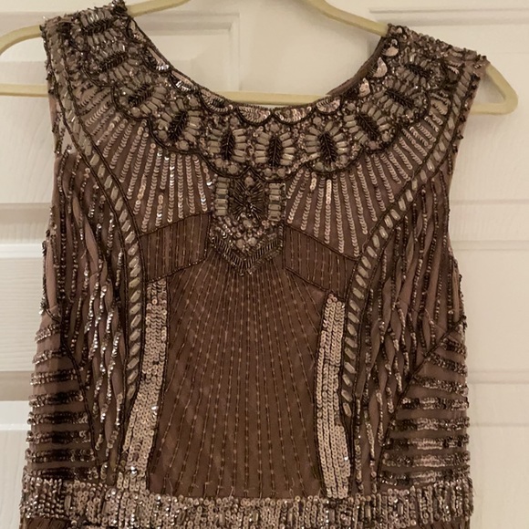 Beaded and sequence mini dress - Picture 2 of 3